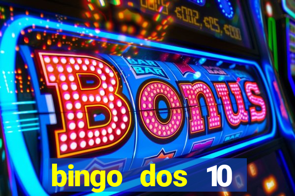 bingo dos 10 mandamentos da lei de deus