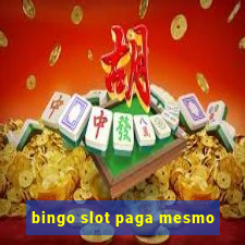 bingo slot paga mesmo