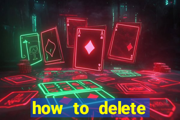 how to delete account in bingo plus