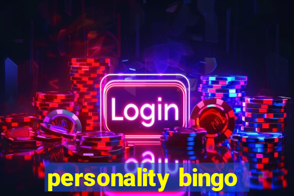 personality bingo