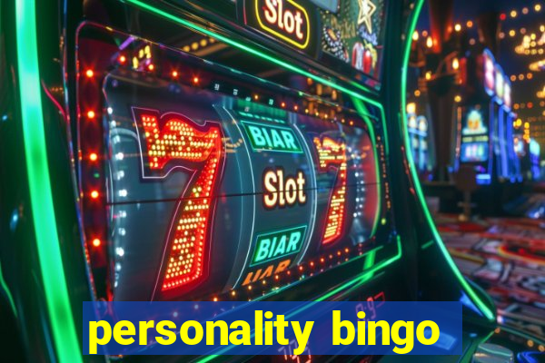 personality bingo