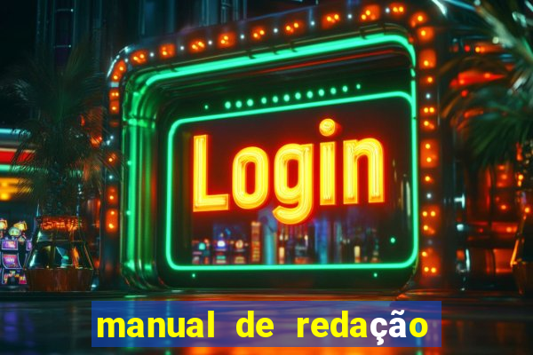 manual de redação da folha de são paulo pdf