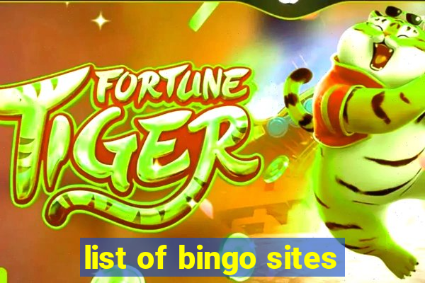 list of bingo sites