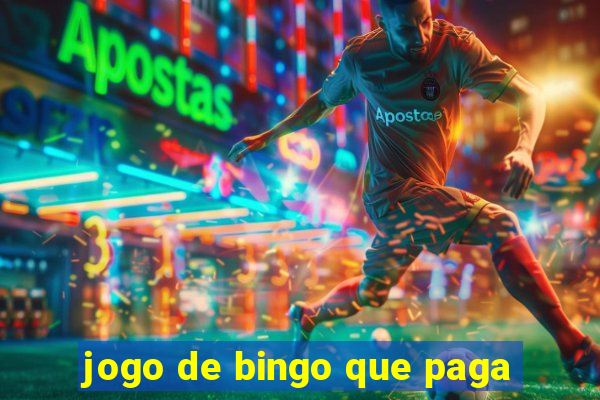 jogo de bingo que paga