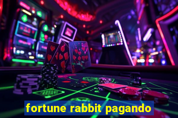 fortune rabbit pagando