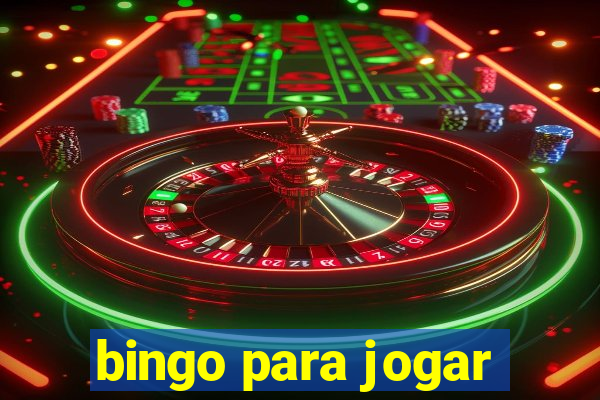 bingo para jogar