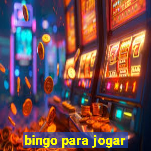 bingo para jogar