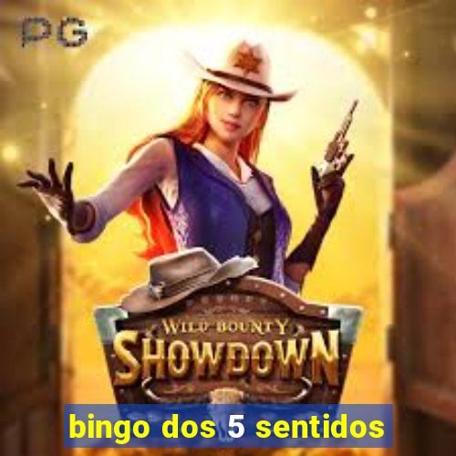 bingo dos 5 sentidos