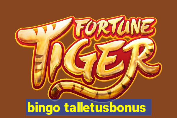 bingo talletusbonus