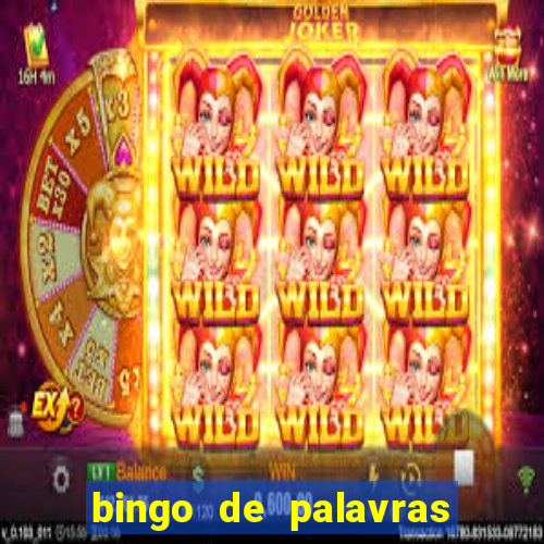 bingo de palavras de natal