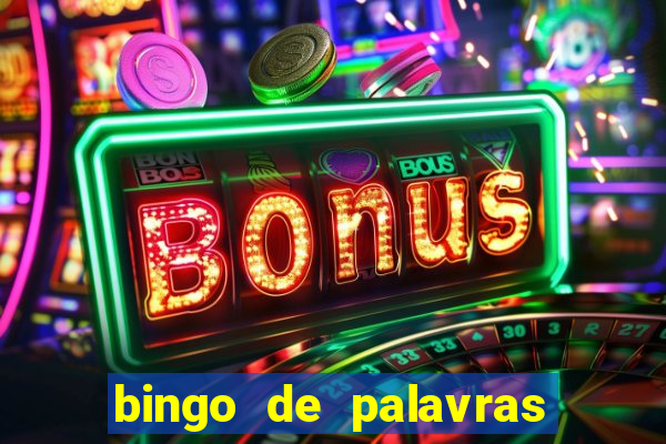 bingo de palavras de natal