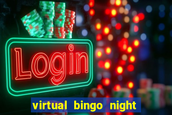 virtual bingo night with friends