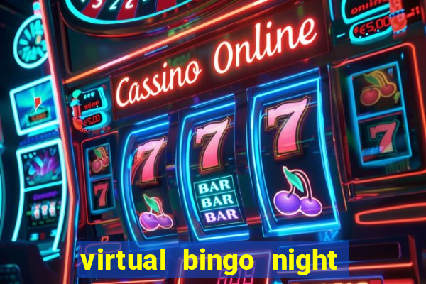 virtual bingo night with friends