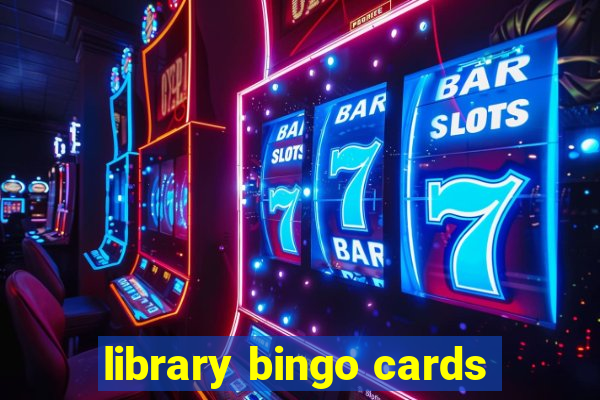 library bingo cards