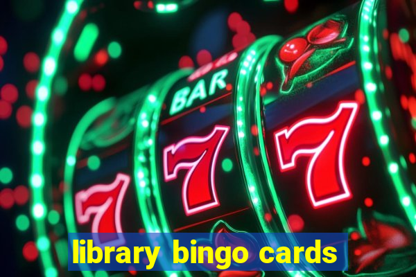 library bingo cards