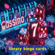 library bingo cards