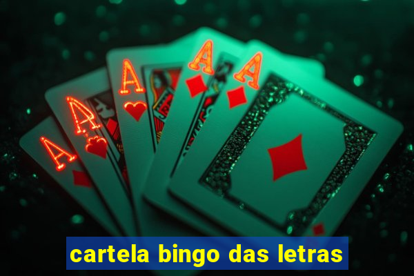 cartela bingo das letras