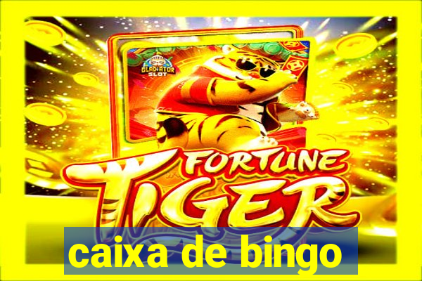 caixa de bingo