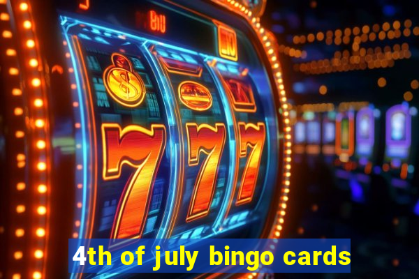 4th of july bingo cards