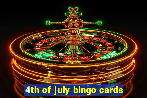 4th of july bingo cards