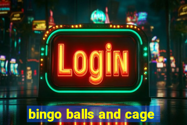 bingo balls and cage