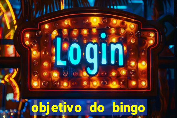 objetivo do bingo de letras