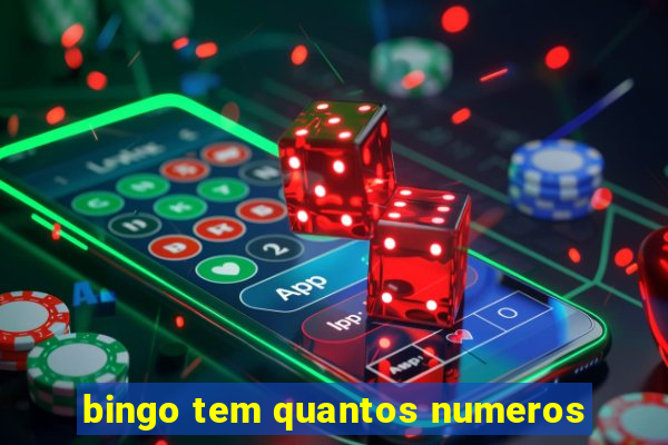 bingo tem quantos numeros