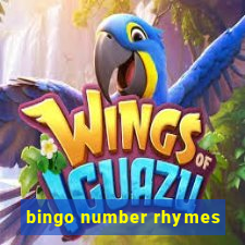 bingo number rhymes