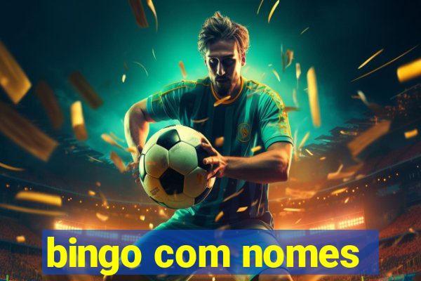 bingo com nomes