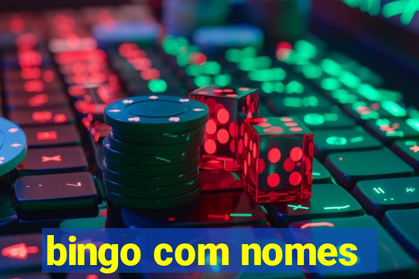 bingo com nomes