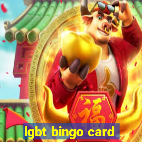 lgbt bingo card