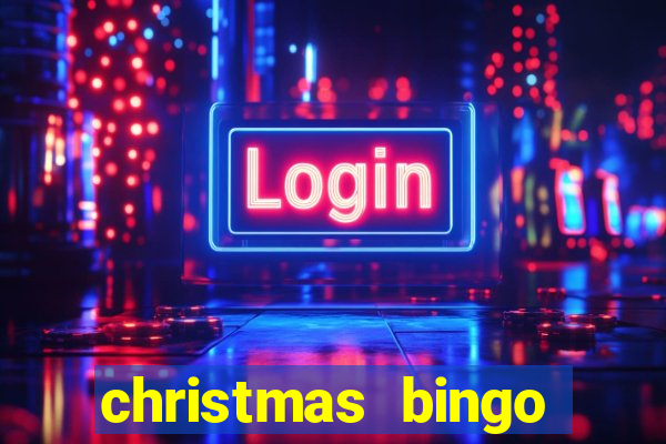 christmas bingo card generator