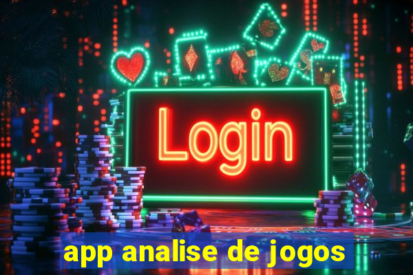 app analise de jogos