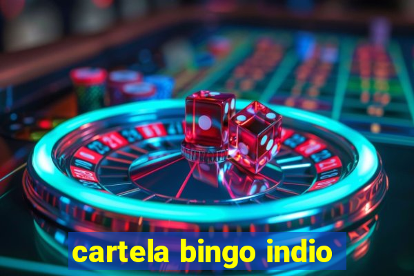 cartela bingo indio