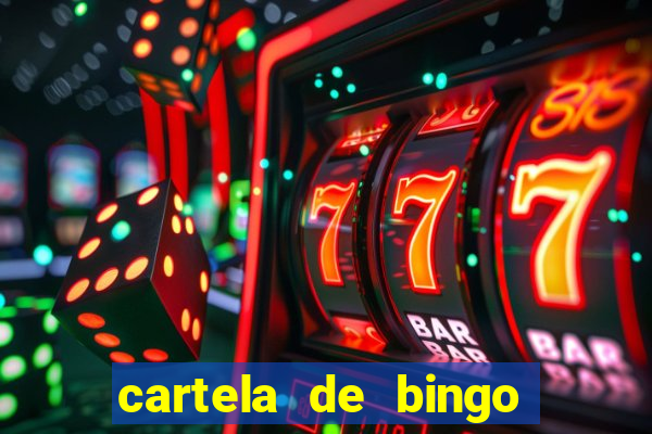 cartela de bingo de nomes para imprimir