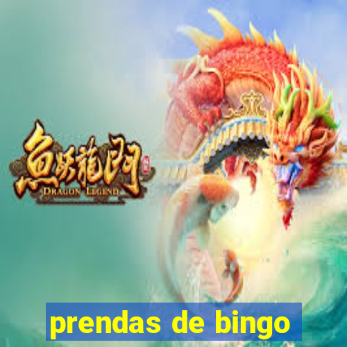 prendas de bingo