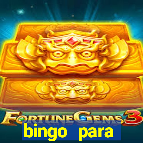 bingo para despedida de solteira para imprimir