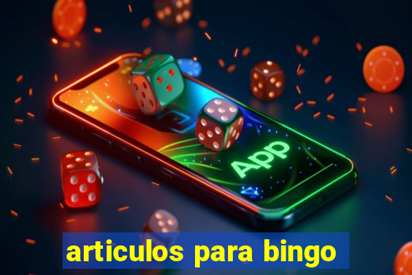 articulos para bingo