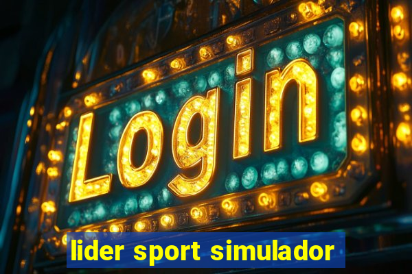 lider sport simulador